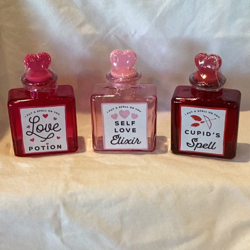 Target Valentine Potion Bottles - set of 3 bottles